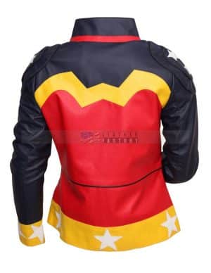 DC Comics Wonder Women Celebrity Leather Jacket Sale Free Shipping