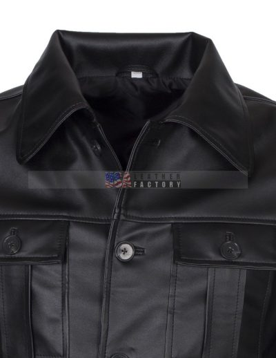 Vintage Black Leather Jacket for Men - USA Leather Factory