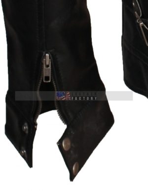 RE 6 Black Leather Jacket - Image 6