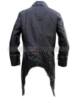 Mens Gothic Leather Coat Halloween Costume