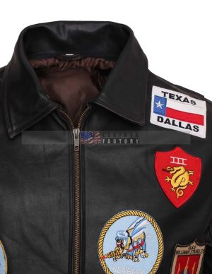 Top Gun Tom Cruise Pete Maverick Leather Jacket For Men