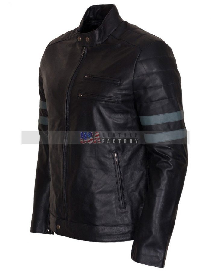 Black Biker Leather Jacket