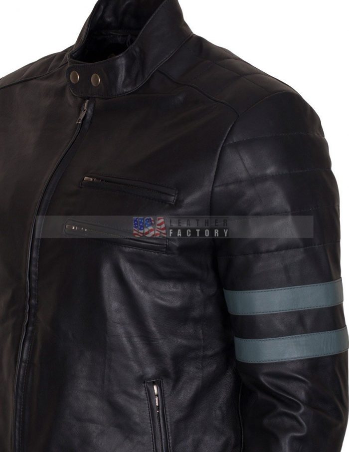 Black Biker Leather Jacket