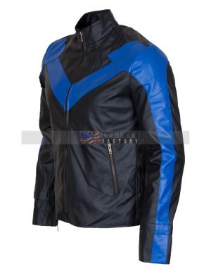 Dick Grayson Nightwing Leather Jacket Online Sale Free Shipping