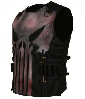 Punisher Season 2 Leather Vest