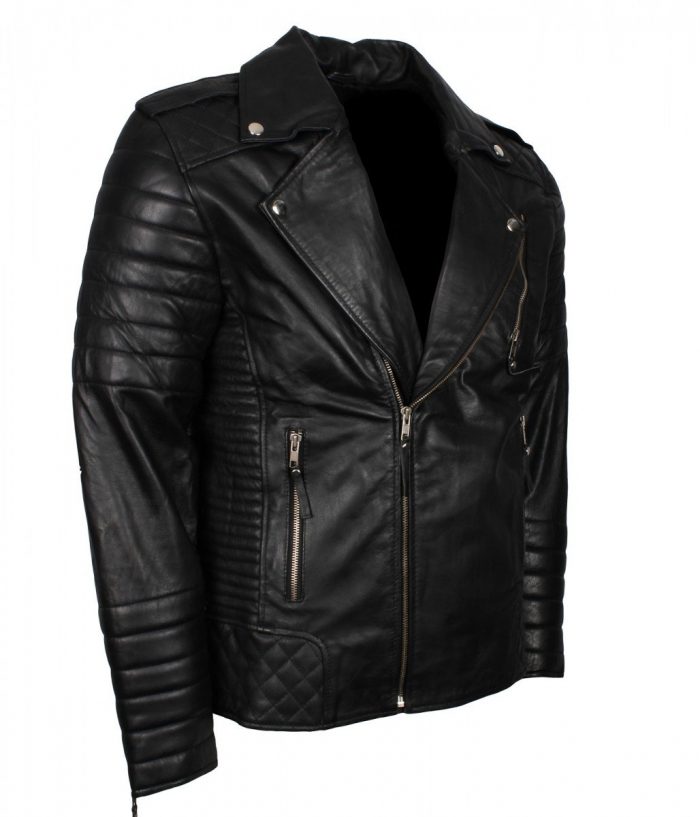 Black Casual Leather Jacket