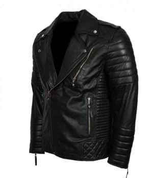 Black Casual Leather Jacket