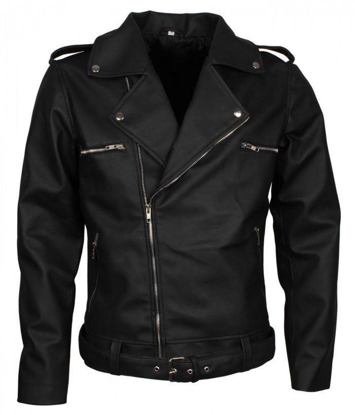 Negan Brando Leather Jacket For Mens