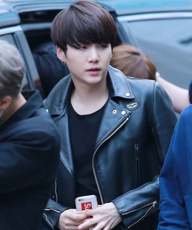 BTS Jungkook Black Leather Jacket - USA Leather Factory