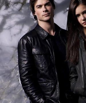 Damon-and-Elena-The-Vampire-Diaries-Black-Leather-Jackets-Online-Sale