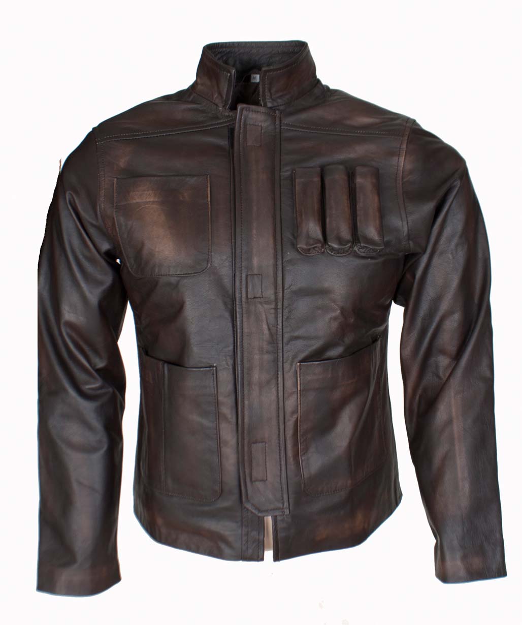 Harrison Ford Han Solo Leather Jacket - USA Free Shipping