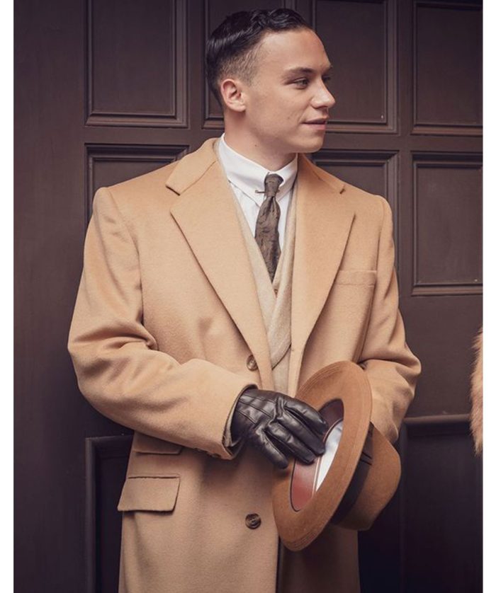 Michael-Gray-Peaky-Blinders-Brown Trench-Coat-For-Sale