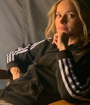 Tess-Fast-X-2023-Brie-Larson-Black-Track-Fleece-Jacket