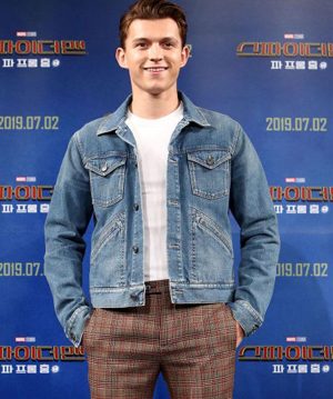 Tom-Holland-and-Zendaya-Blue-Denim-Couple-Jacket -Sale