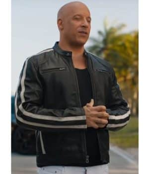 Dominic Toretto Mens Biker Leather Jacket - Image 3