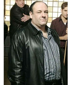 The Sopranos James Gandolfini Tony Leather Jacket - Image 2