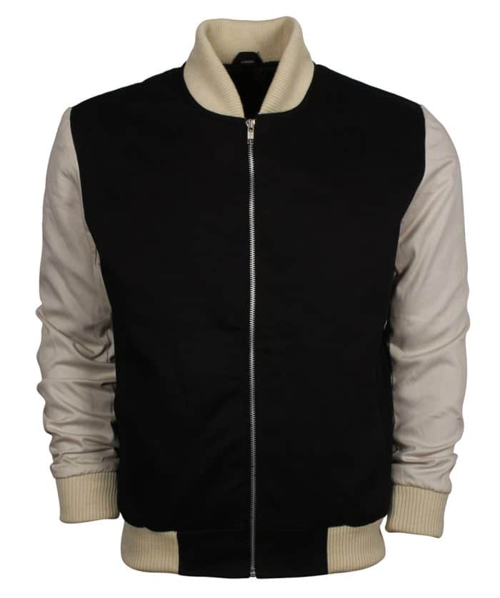 Ansel Elgort Varsity Bomber Baby Driver Jacket for Sale