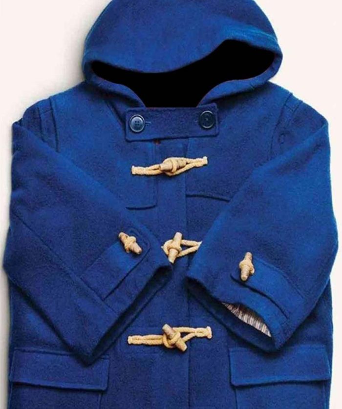 Bear Paddington Blue Hooded Wool Duffle Coat online