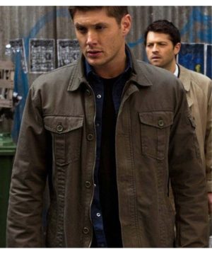 Dean Winchester Supernatural Brown Cotton Waxed Jacket