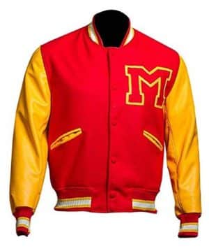 Michael Jackson M Logo Thriller Varsity Jacket Sale online