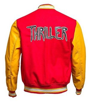 Michael Jackson M Logo Thriller Varsity Jacket - Image 3