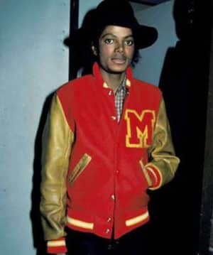 Michael Jackson M Logo Varsity Jacket