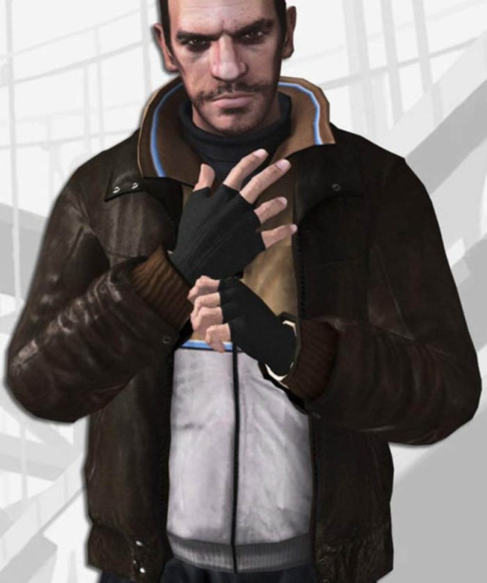 Niko Bellic GTA IV Brown Jacket