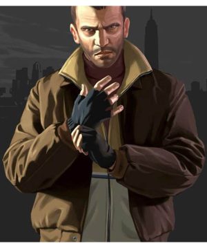 Niko Bellic GTA IV Brown Jacket usa