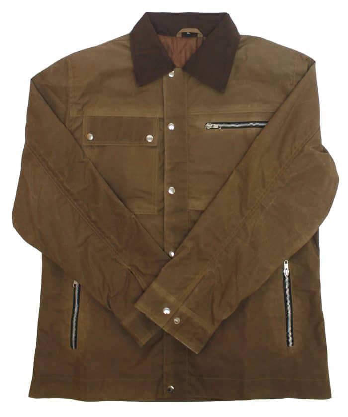 Jesse Pinkman Breaking Bad Brown Waxed Cotton Jacket