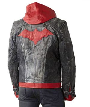 Batman Arkham Knight Redhood Leather Jacket sale