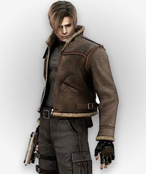 Resident Evil 4 Leon S Kennedy Leather Jacket