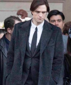 The Batman 2022 Robert Pattinson Bruce Wayne Coat