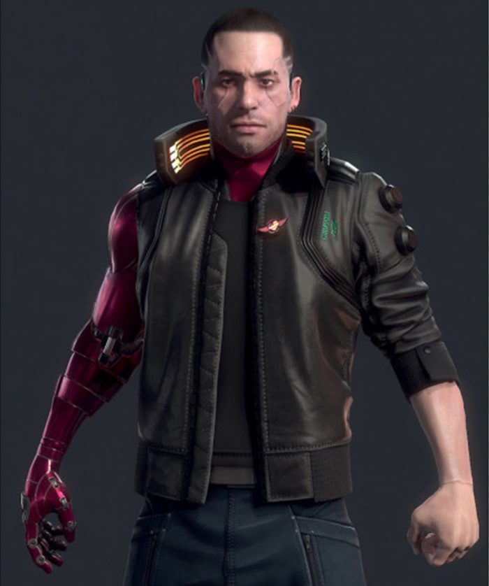 Cyberpunk 2077 Night City Dreamer Leather Jacket Men