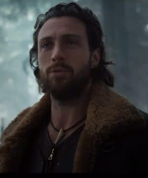 Kraven the Hunter Aaron Taylor-Johnson Brown Fur Jacket for men Sale