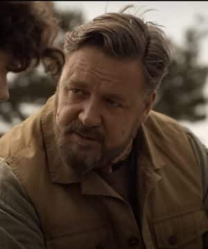 Nikolai Kravinoff Kraven the Hunter Russell Crowe Brown Vest movie