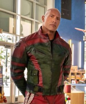 Red One 2023 Dwayne Johnson Leather Jacket