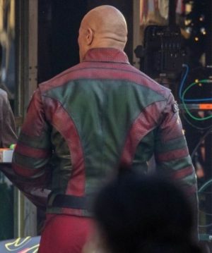 Red One 2023 Dwayne Johnson Leather Jacket Sale online