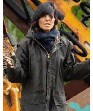 The Traitors Claudia Winkleman Hooded Black Jacket