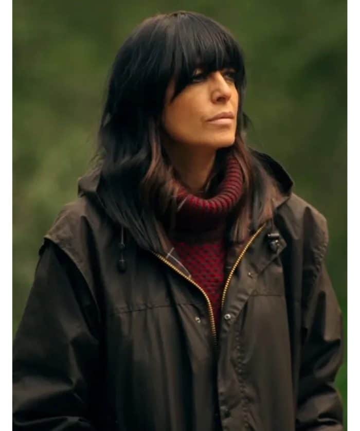 The Traitors Claudia Winkleman Hooded Black Jacket Women