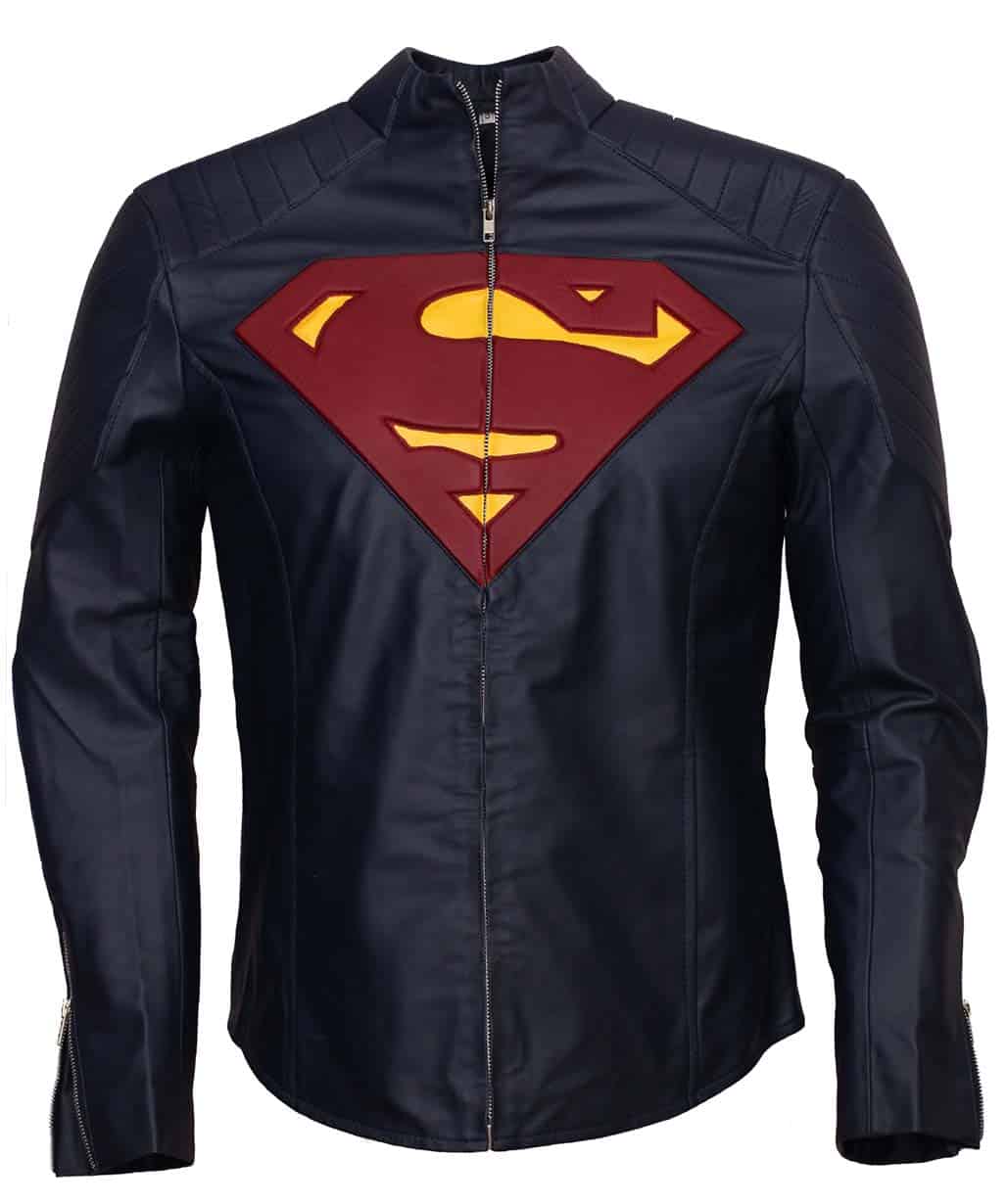 Superman 2025 leather jacket