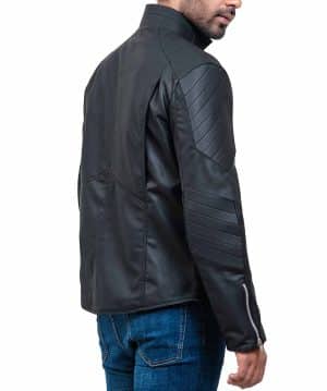 Batman The Dark Knight Rises Black Leather Jacket online sale usaleather jacket men sale