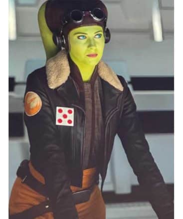 Hera Syndulla Ahsoka Brown Leather Jacket