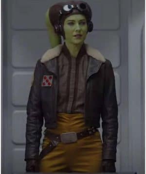 Hera Syndulla Ahsoka Brown Leather Jacket