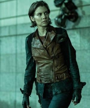 Maggie Rhee The Walking Dead City Leather Vest