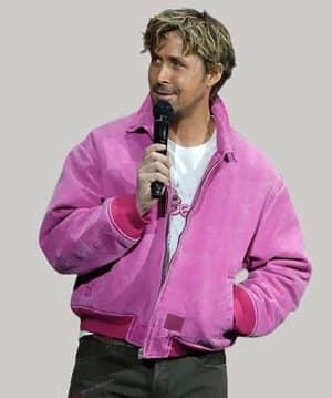 ryan-gosling-pink-bomber-leather-jacket-usa-uk