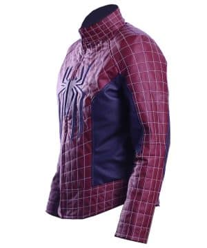 Spiderman No Way Home Maroon Leather Jacket