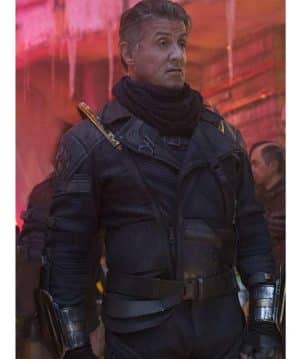 Sylvester Stallone Guardians of The Galaxy Vol. 3 leather Jacket