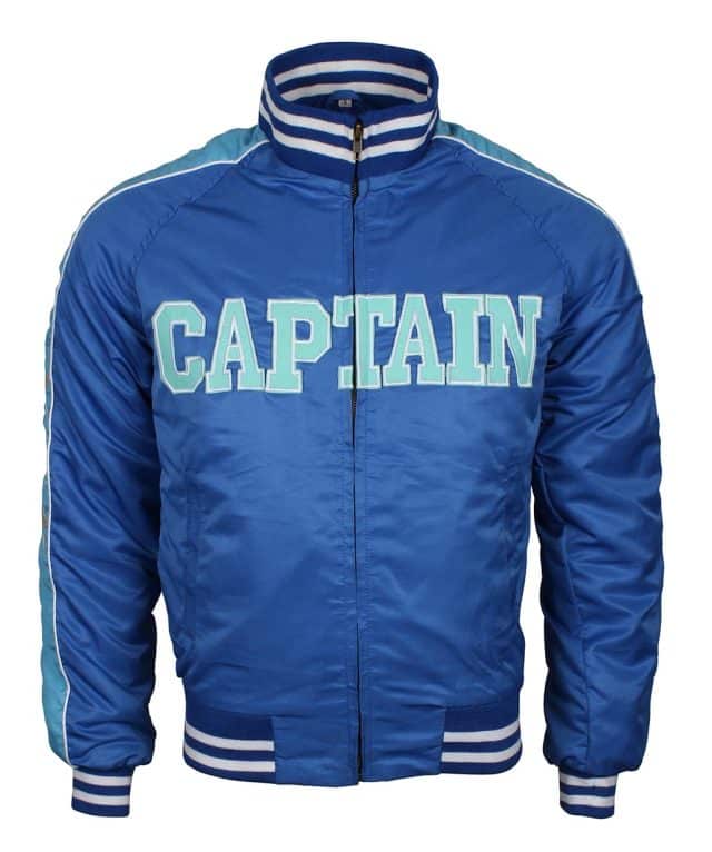 Suicide Squad Captain Boomerang Blue Jacket - USA Leather Factory