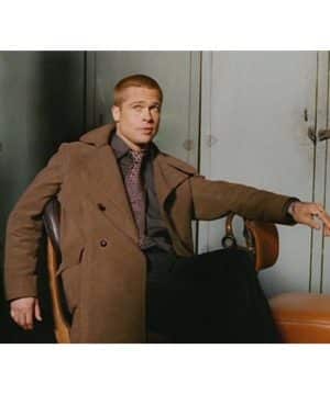 Brad Pitt Ocean's Twelve Rusty Ryan Trench Coat