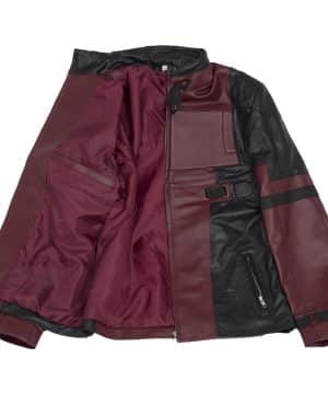 Wade Wilson Deadpool Ryan Reynolds Maroon Jacket